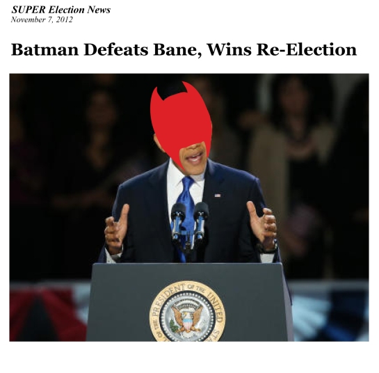 Batman Defeats Bane, Wins Re-Election